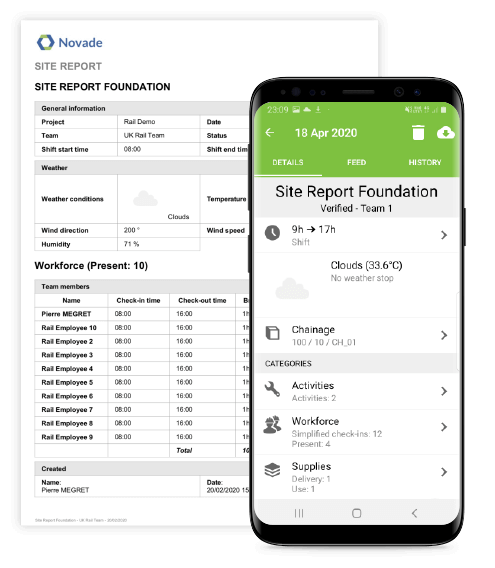 field management app – progress 